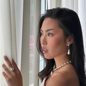 WeWoreWhat Pearl Dangle Earring